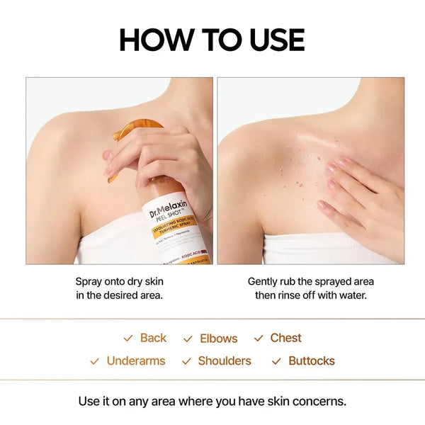 Dr. Melaxin Body Exfoliating Spray