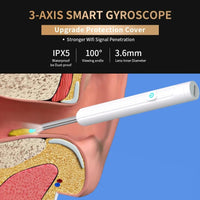 Smart Visual Ear Cleaner with HD Camera – Wireless WiFi Ear Wax Removal Tool for iPhone & Android  منظف الأذن الذكي بكاميرا عالية الدقة HD – أداة إزالة شمع الأذن اللاسلكية تعمل عبر الواي فاي لأجهزة iPhone وAndroid