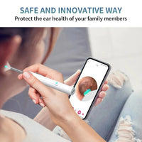 Smart Visual Ear Cleaner with HD Camera – Wireless WiFi Ear Wax Removal Tool for iPhone & Android  منظف الأذن الذكي بكاميرا عالية الدقة HD – أداة إزالة شمع الأذن اللاسلكية تعمل عبر الواي فاي لأجهزة iPhone وAndroid