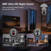 HD Smart Bulb Security Camera