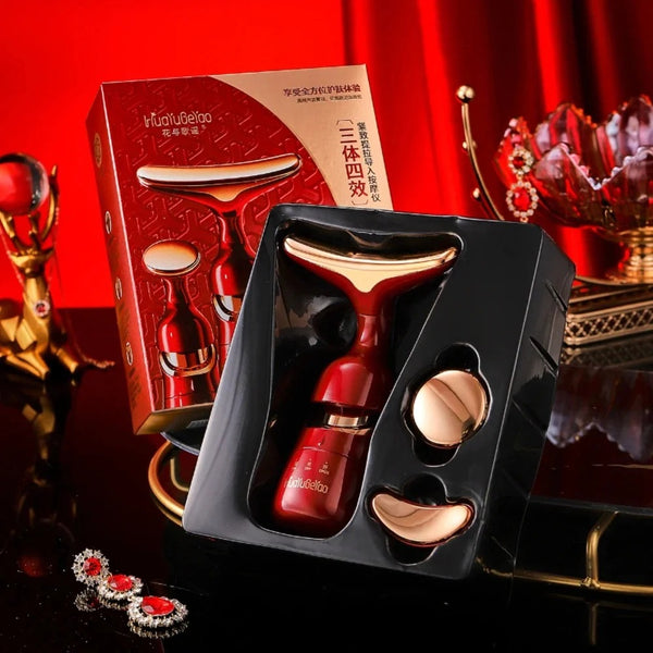 ✨ 3-in-1 V-Face & Neck Massager